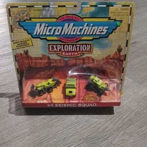 Micro Machines Seismic Squad Toy Set #4 NIP